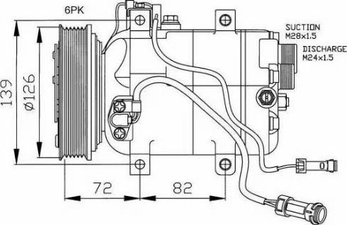 NRF 32027G - Компресор, климатизация vvparts.bg