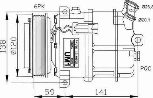 NRF 32191G - Компресор, климатизация vvparts.bg