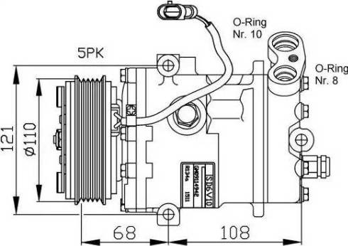 NRF 32197G - Компресор, климатизация vvparts.bg