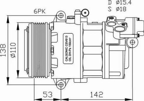 NRF 32184G - Компресор, климатизация vvparts.bg