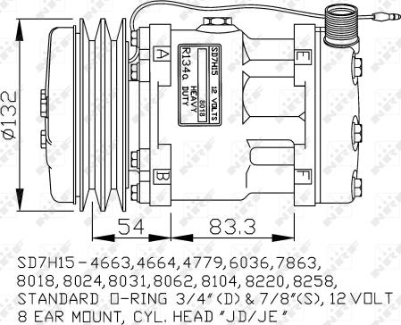 NRF 32238G - Компресор, климатизация vvparts.bg