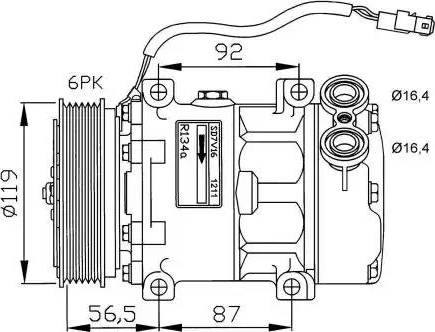 NRF 32278G - Компресор, климатизация vvparts.bg