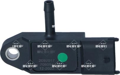 NRF 708054 - Сензор, налягане изпускателен колектор vvparts.bg