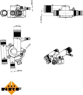 NRF 725059 - Термостат, охладителна течност vvparts.bg