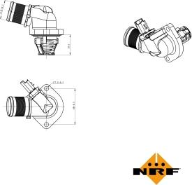 NRF 725015 - Термостат, охладителна течност vvparts.bg