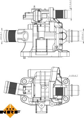 NRF 725039 - Термостат, охладителна течност vvparts.bg