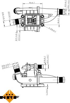 NRF 725163 - Термостат, охладителна течност vvparts.bg