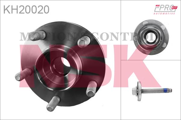 NSK KH20020 - Комплект колесен лагер vvparts.bg