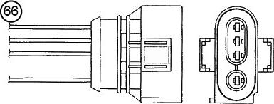 NTK 93088 - Ламбда-сонда vvparts.bg