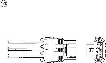 NTK 95257 - Ламбда-сонда vvparts.bg