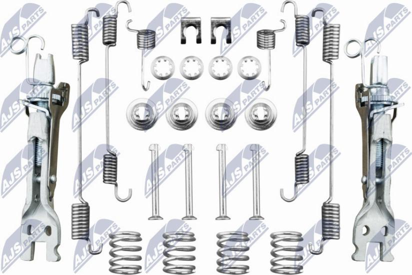 NTY HSR-RE-004 - Ремонтен комплект,закрепване на спирачните челюсти vvparts.bg