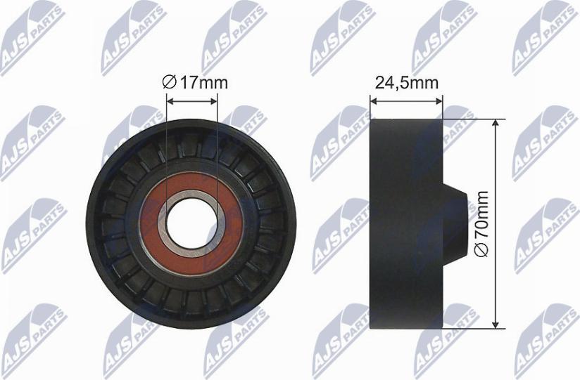 NTY RNK-AR-012 - Паразитна / водеща ролка, канален ремък vvparts.bg