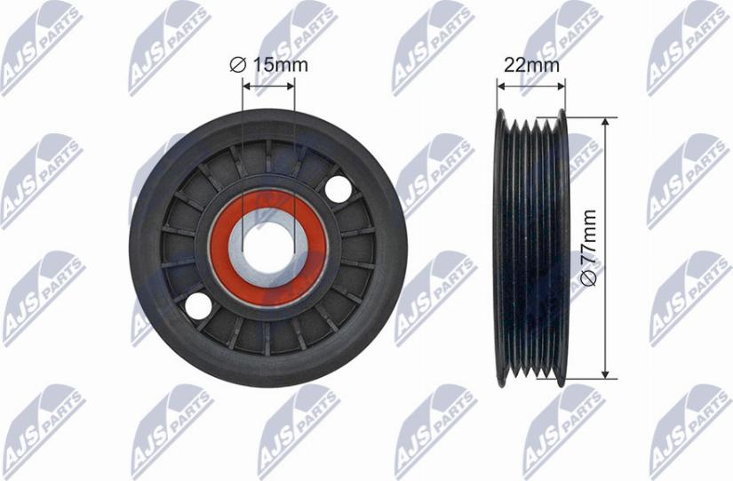 NTY RNK-AU-077 - Паразитна / водеща ролка, пистов ремък vvparts.bg