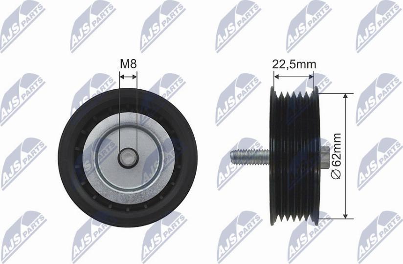 NTY RNK-ME-025 - Паразитна / водеща ролка, канален ремък vvparts.bg