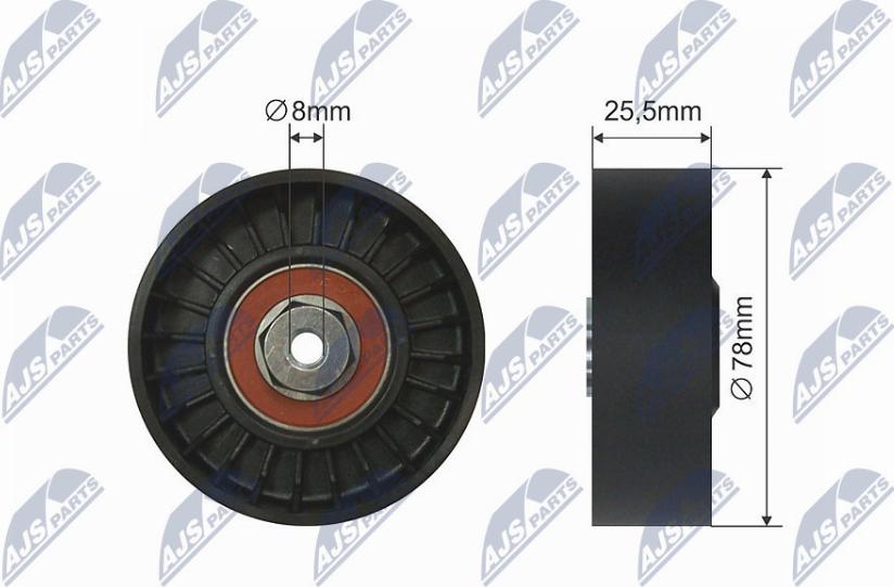 NTY RNK-VW-004 - Паразитна / водеща ролка, пистов ремък vvparts.bg