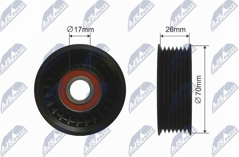 NTY RNK-VW-017 - Ремъчен обтегач, пистов ремък vvparts.bg