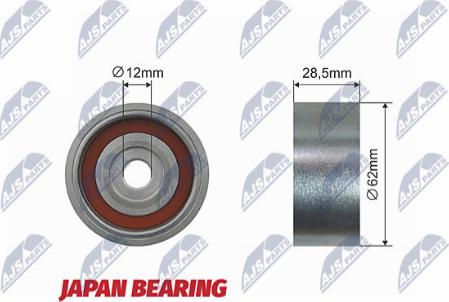 NTY RRP-TY-033 - Паразитна / водеща ролка, зъбен ремък vvparts.bg