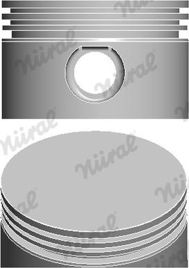 Nüral 87-404500-00 - Бутало, компрессор за сгъстен въздух vvparts.bg