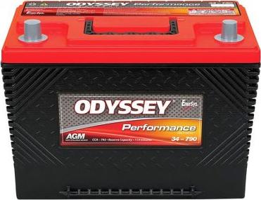 Odyssey Battery ODP-AGM34 - Стартов акумулатор vvparts.bg