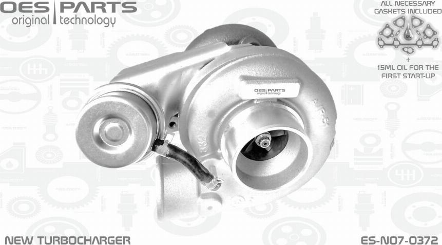 OES PARTS ES-N07-0372 - Турбина, принудително пълнене с въздух vvparts.bg