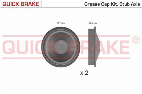 OJD Quick Brake 9828K - Капачка, лагер на колелото vvparts.bg