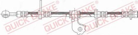 OJD Quick Brake 50.998 - Спирачен маркуч vvparts.bg