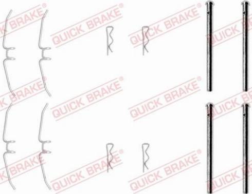 OJD Quick Brake 109-0901 - Комплект принадлежности, дискови накладки vvparts.bg