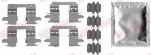 OJD Quick Brake 109-0005 - Комплект принадлежности, дискови накладки vvparts.bg