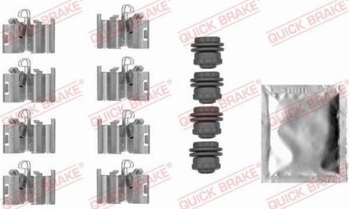 OJD Quick Brake 109-0015 - Комплект принадлежности, дискови накладки vvparts.bg