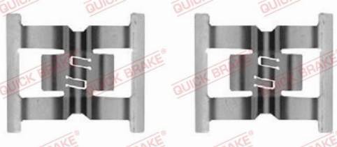 OJD Quick Brake 109-0031 - Комплект принадлежности, дискови накладки vvparts.bg