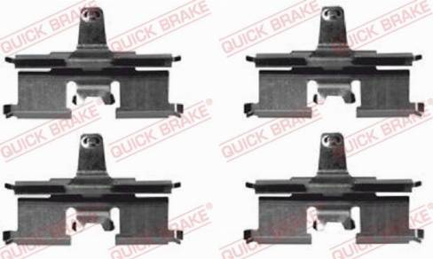 OJD Quick Brake 1091692 - Комплект принадлежности, дискови накладки vvparts.bg