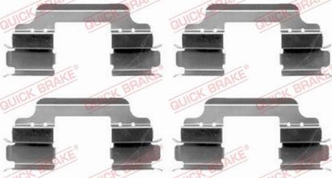 OJD Quick Brake 109-1648 - Комплект принадлежности, дискови накладки vvparts.bg