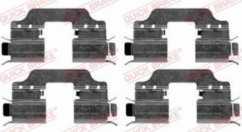 OJD Quick Brake 109-1653 - Комплект принадлежности, дискови накладки vvparts.bg