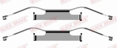 OJD Quick Brake 1091680 - Комплект принадлежности, дискови накладки vvparts.bg