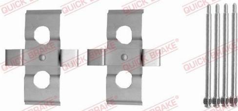 OJD Quick Brake 1091635 - Комплект принадлежности, дискови накладки vvparts.bg