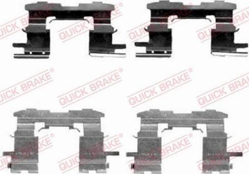 OJD Quick Brake 1091631 - Комплект принадлежности, дискови накладки vvparts.bg