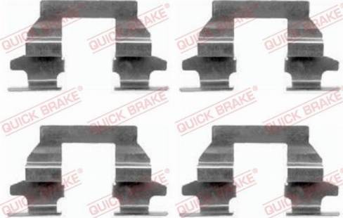 OJD Quick Brake 1091625 - Комплект принадлежности, дискови накладки vvparts.bg