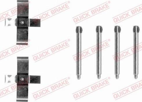 OJD Quick Brake 109-1195 - Комплект принадлежности, дискови накладки vvparts.bg