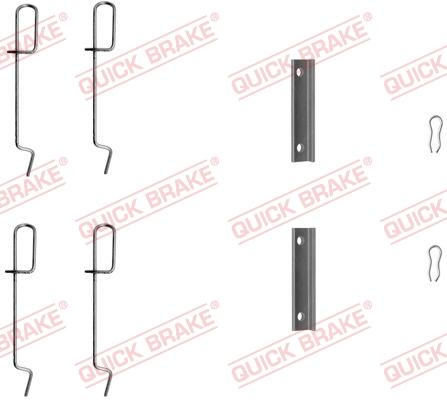 OJD Quick Brake 1091125 - Комплект принадлежности, дискови накладки vvparts.bg