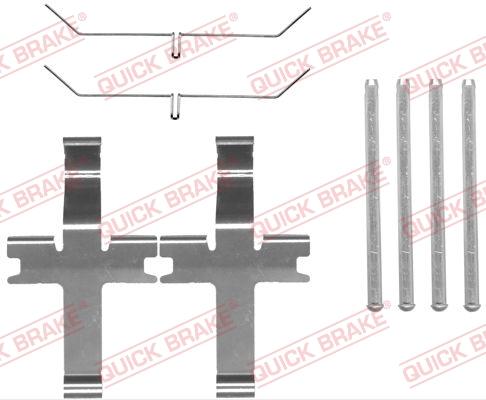 OJD Quick Brake 1091819 - Комплект принадлежности, дискови накладки vvparts.bg