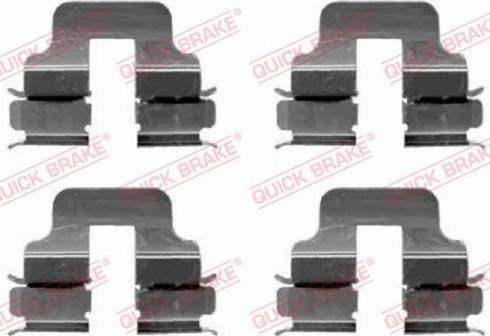 OJD Quick Brake 109-1247 - Комплект принадлежности, дискови накладки vvparts.bg