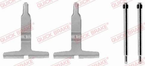 OJD Quick Brake 1091217 - Комплект принадлежности, дискови накладки vvparts.bg