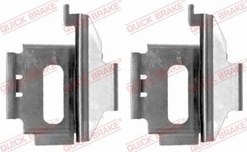 OJD Quick Brake 1091282 - Комплект принадлежности, дискови накладки vvparts.bg