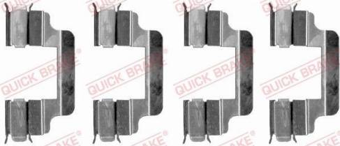 OJD Quick Brake 1091230 - Комплект принадлежности, дискови накладки vvparts.bg