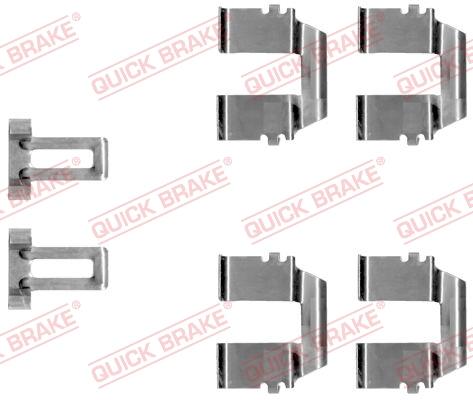 OJD Quick Brake 109-1233 - Комплект принадлежности, дискови накладки vvparts.bg