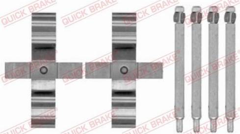 OJD Quick Brake 1091794 - Комплект принадлежности, дискови накладки vvparts.bg