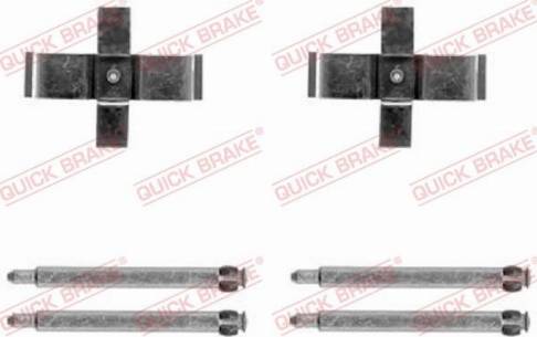 OJD Quick Brake 1091713 - Комплект принадлежности, дискови накладки vvparts.bg