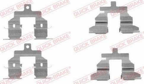 OJD Quick Brake 1091737 - Комплект принадлежности, дискови накладки vvparts.bg
