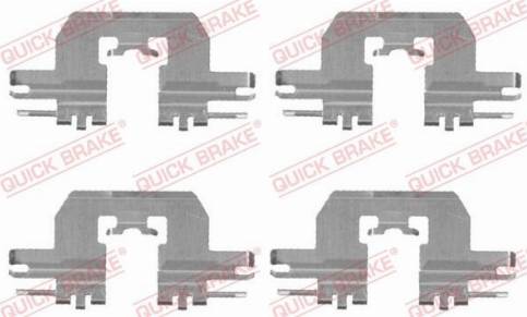 OJD Quick Brake 109-1724 - Комплект принадлежности, дискови накладки vvparts.bg