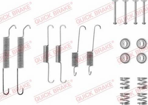 OJD Quick Brake 105-0591 - Комплект принадлежности, спирани челюсти vvparts.bg